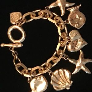 Edouard Rambaud Sea Life Charm Bracelet